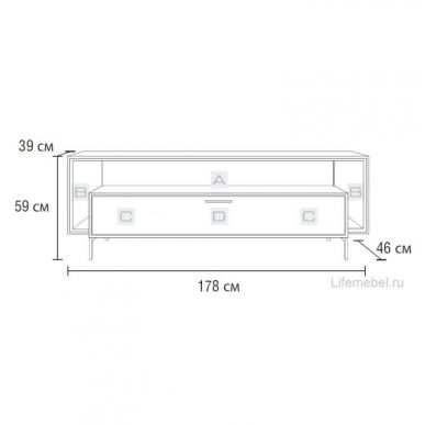 BDI Cavo 8167 Graphite